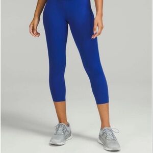 Lululemon Base Pace High-Rise Crop 23" Psychic Blue Size 8
